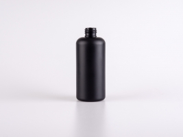 Flasche "Ben" 250ml, HD-PE matt-schwarz, ohne Montur